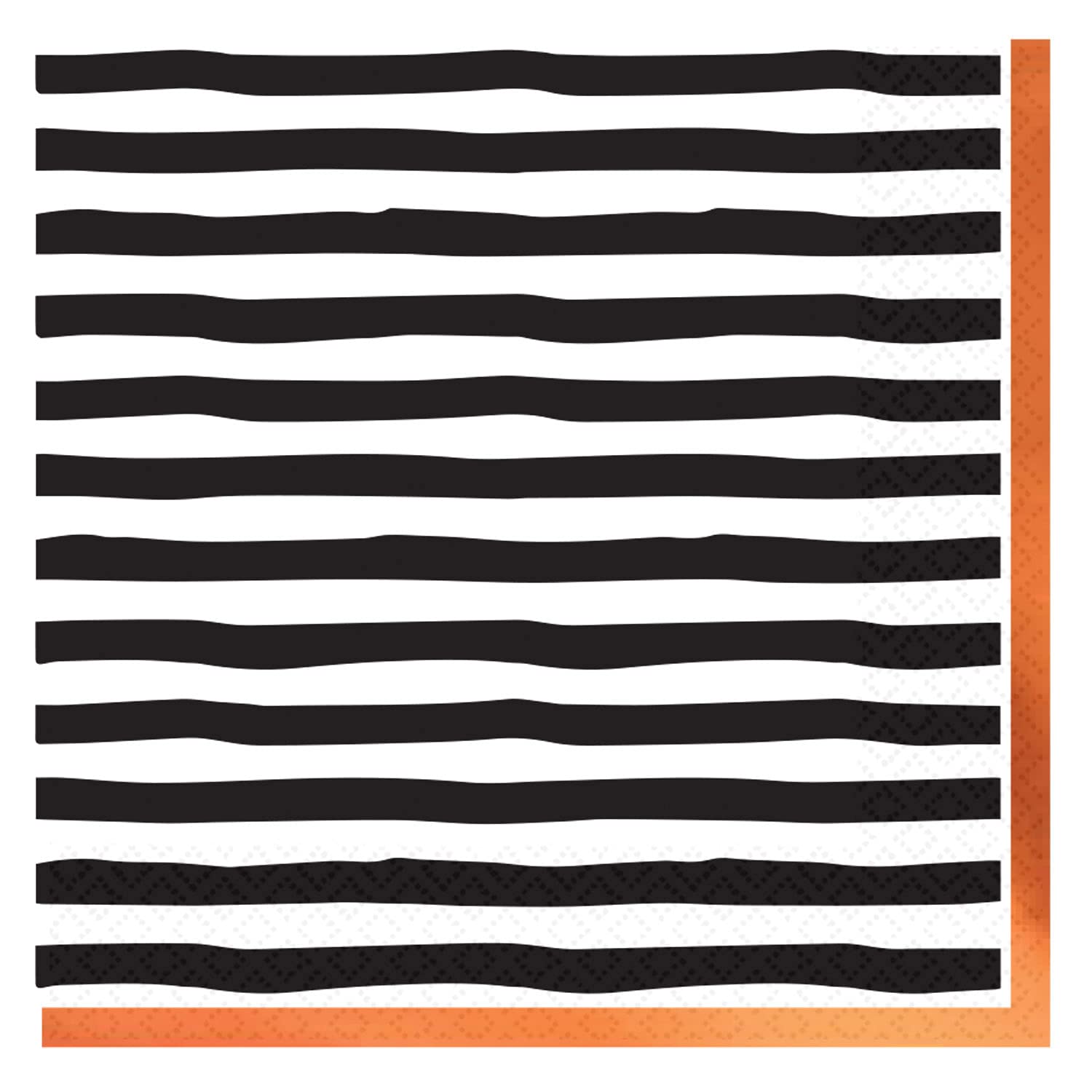 Amscan 9912214 - Halloween Striped Luncheon Napkins - 16 Pack