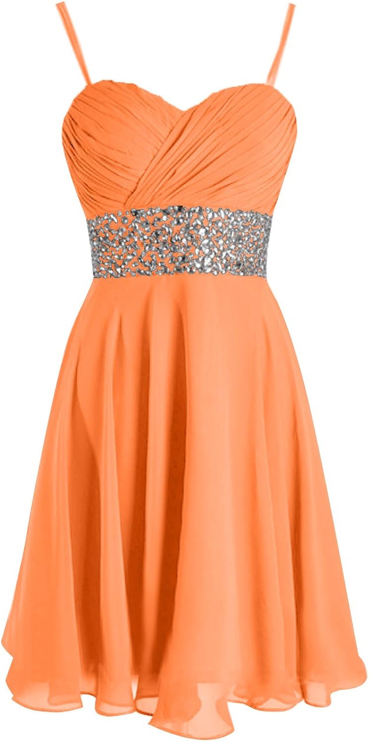 cute orange prom dresses