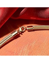ross-simons italiano two-strand Flex collar de nudo con de ley chapada en oro de 18 quilates. 18"