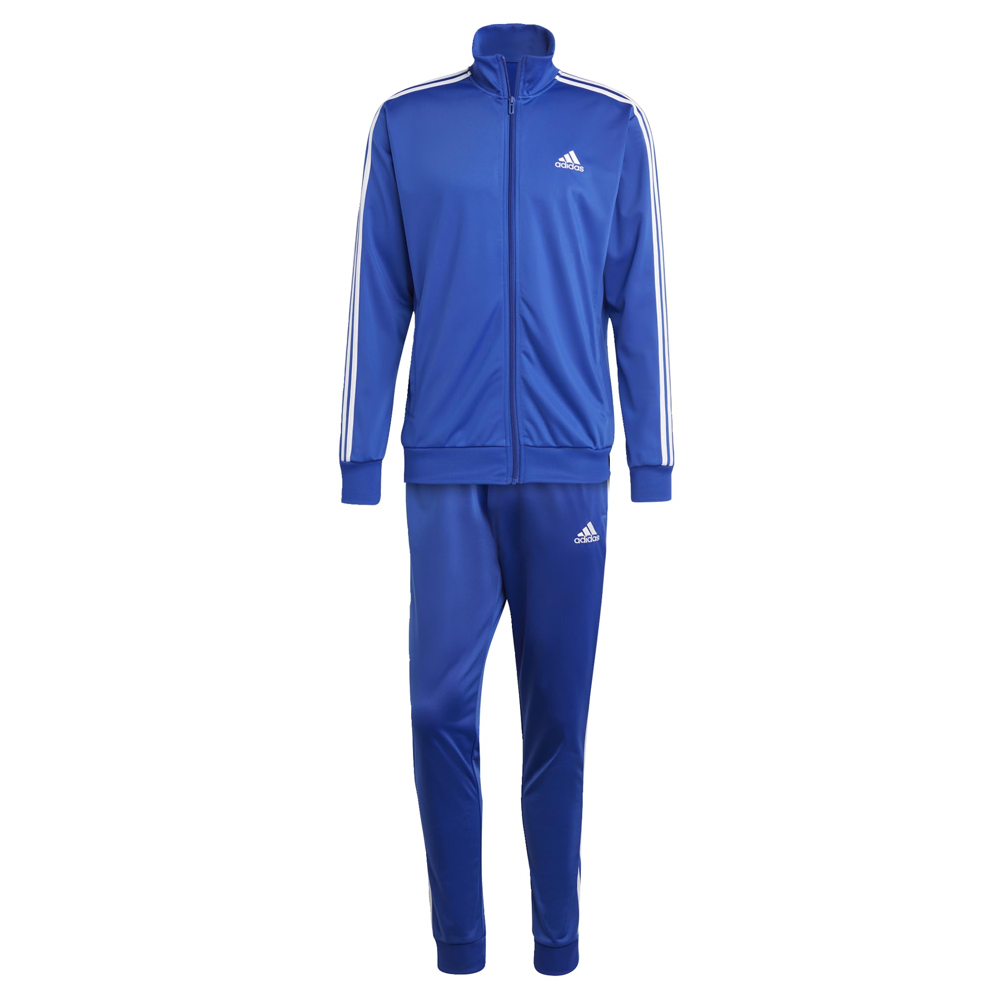 adidas Men's Sportswear Basic 3-stripes Tricot Track Suit, Semi Lucid Blue, Medium Image
