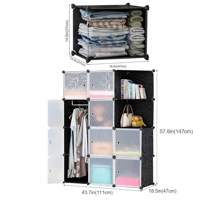 Towels Toys Xiaodong Wardrobe Portable For Hanging Clothes Diy