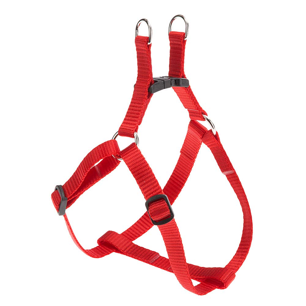 Ferplast Small Dog Harness EASY XXS, Adjustable Cat Harness, Easy to Wear, 28-38 cm. Red — image 1