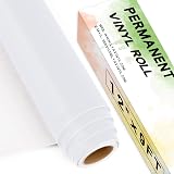 Lya Vinyl Matte White Permanent Vinyl Roll 12x9ft for Cricut Silhouette