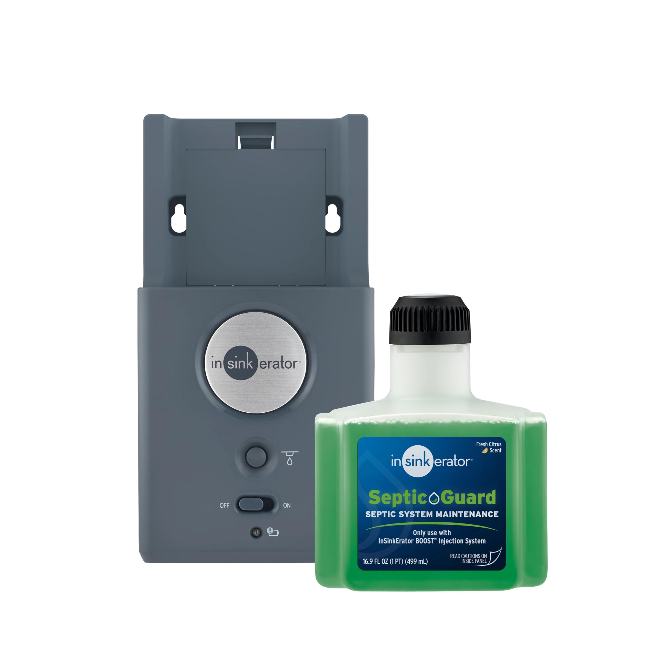 Photo 1 of InSinkErator BOOST Injection System with Septic Guard Solution, Septic System Maintenance Garbage Disposals, BST-SG