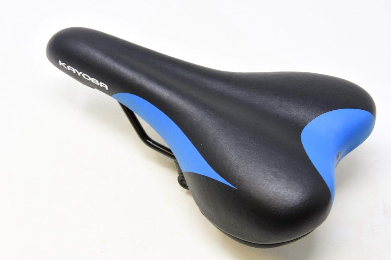blue mountain bike seat