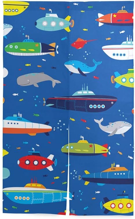 Amazon 間仕切りカーテン 幻想的なポスターの鳥かごのサイケデリックなイラスト 家庭用ショップカフェ風水ファッションのカスタムパターンに適したパーティションシェード のれん オンライン通販