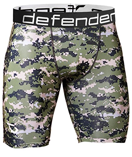 Defender New Men's Cool Compression Shorts Tights Underwear Running CN_XL