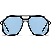 VANLINKER Trendy Oversized Retro Vintage Aviator Sunglasses for Women Men Designer Shades VL9937