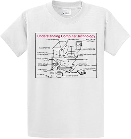understanding computer technology toilet diagram adult t shirt white large amazon ca clothing accessories understanding computer technology