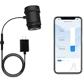 Ultrasonic Level Sensor with 2.4G WiFi,Non-Contact Liquid &amp; Solid Level Monitor,Tuya Smart &amp; Smart Life APP Remote Control for Water Tank, Grain Bin,Waterproof Outdoor,G2 Tank Monitor Indicator Alarm