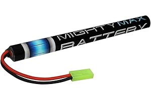 Mighty Max Battery 8.4V NiMH 1600mAh Replaces Elite Force HK Licensed MP5K Series SMG