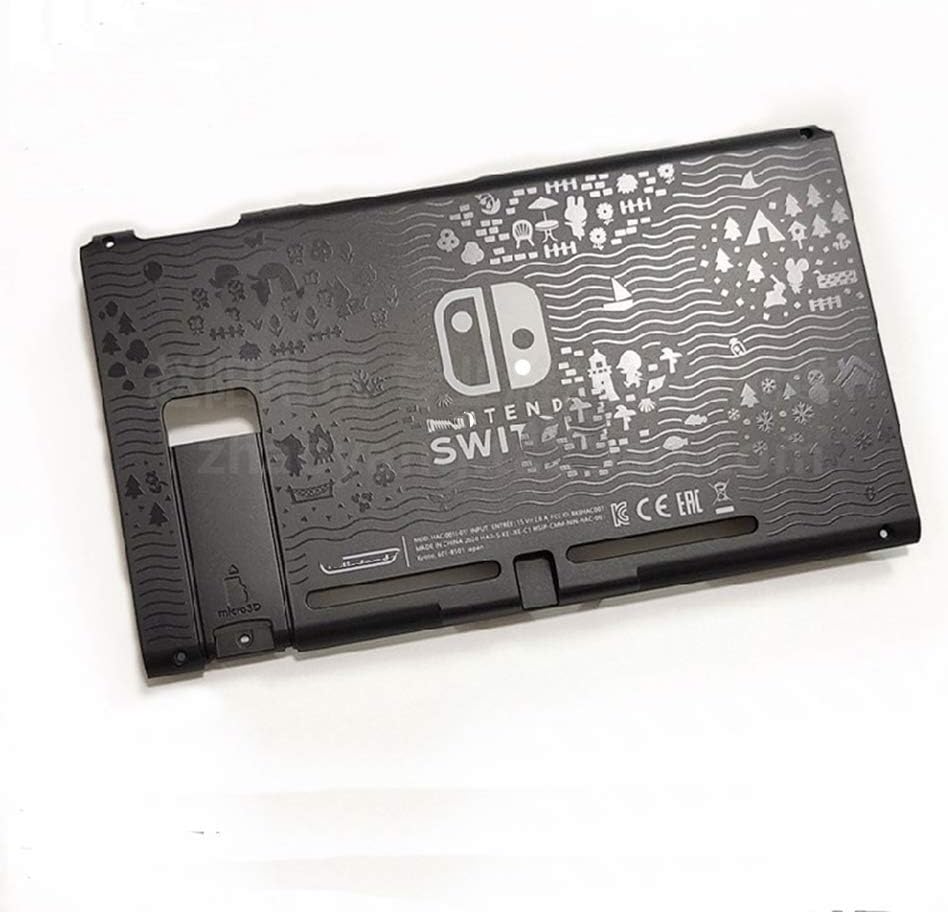 Replacement Hard Back Bottom Housing Shell Case Cover Back Faceplate for Switch NS Console Cover Plate - New Edition (C)