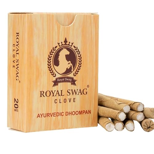 saudi arabia duty free tobacco Royal Swag Ayurvedic Herbal Filter Bidi for Smoking 100% Tobacco-Free,  Nicotine-Free(Pack of 20 Sticks) in Saudi Arabia