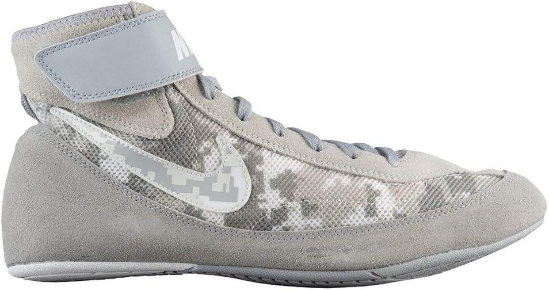 Nike Men's Speed Sweep VII Wrestling Shoes (Silver/White, 6.5 D(M) US