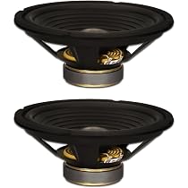 Goldwood 6.5" Subwoofer Speakers - 180W 8 Ohm Replacement Woofers For PA, DJ, Car Audio (4 Pack)