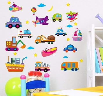 Téléchargement gratuit Images Sticker Mural Voiture De Dessin Anime Chambre D Enfant Pour dernière par
