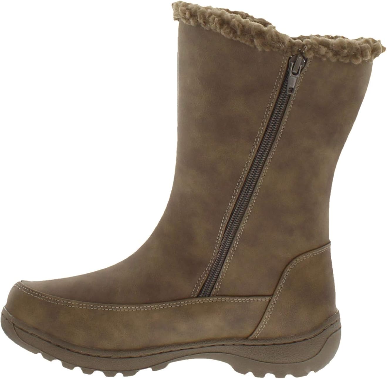  | Weatherproof Womens Cold Weather Boots with Side Zipper & Dual Button Closure (Miranda) Waterproof Insulated Winter Boots - Keeps Feet Warm & Dry | Boots