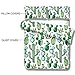 ARIGHTEX Green Cactus Pattern Bedding Sets Watercolor Cactus Collection Duvet Cover 3 Pieces Tropical Plant Bedspread Hand Painted Design Home Decor (Twin)