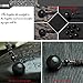 OK-STORE Natural Obsidian Man and Lady Fashion Necklace Pendant
