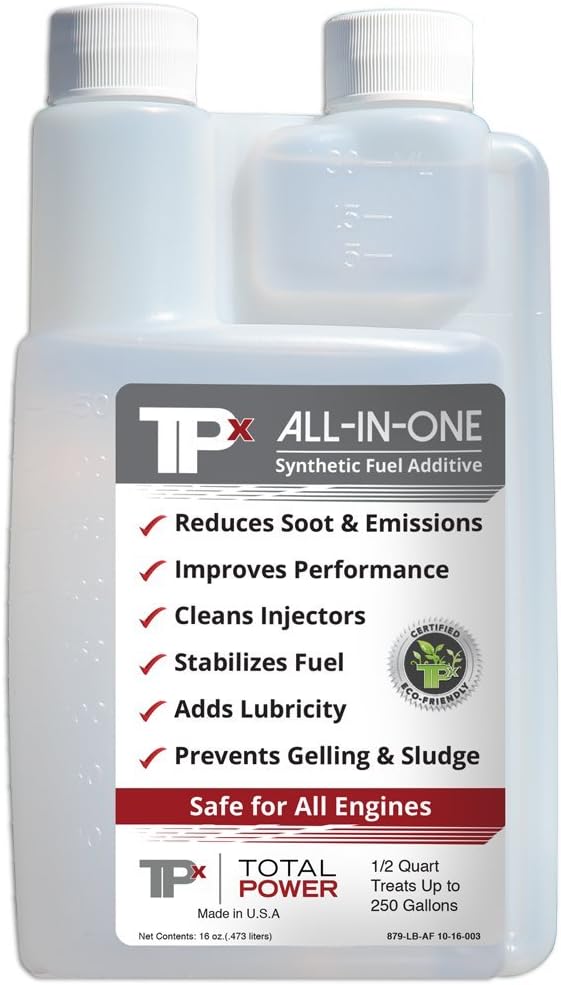 Total Power TPx Synthetic Fuel Additive for All Fuels Fuel Stabilizer