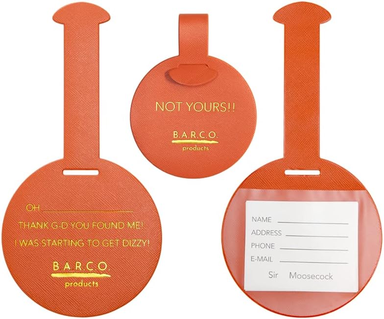 Bright Neon Luggage Tags for Travel, Easily Seen Luggage Identifiers for Suitcases, Spot Your Bags Easily with Our Tags 5 Pack: Office Products