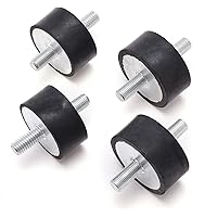 4-Pack Yamaha WaveRunner Engine Motor Mount Rubbers - Replacement Mounts For 1100, 1000, FX, VX Models