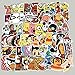 60PCS Waterproof Cute Cartoon Vinyl Stickers for Laptops Folders Water Bottle Decals Toys for Kids