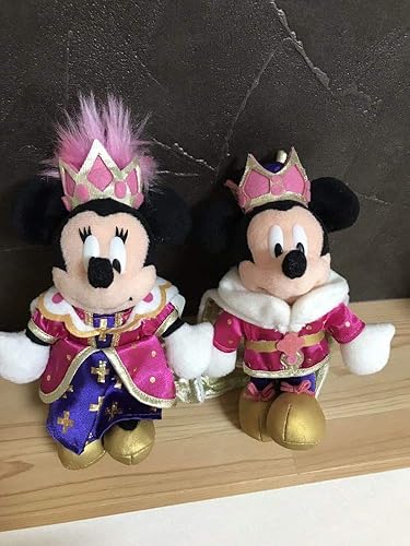 Amazon 年代物 ミキミニ ミッキー ミニー ディズニーリゾート ぬいぐるみバッジ ぬいば ペア 限定 ディズニーランド シンデレラ ぬいぐるみ ホビー