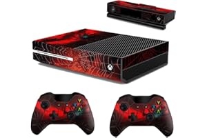 GIZMOZ N GADGETZ Xbox One Spider Console Skin Decal Sticker + 2 Controller Skins Compatible Xbox One & Kinect