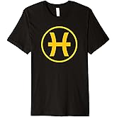 Pisces Zodiac Symbol Premium T-Shirt