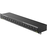 AA AUDIO ACCESSORY AP16 XLR Patchbay, 16-Channel XLR Balanced Patch Panel | 4 Modular Reversible PCB Sections for Connector Reconfiguration, Gold-Plated Contacts, Full-Steel Patch Panel, Non-Locking