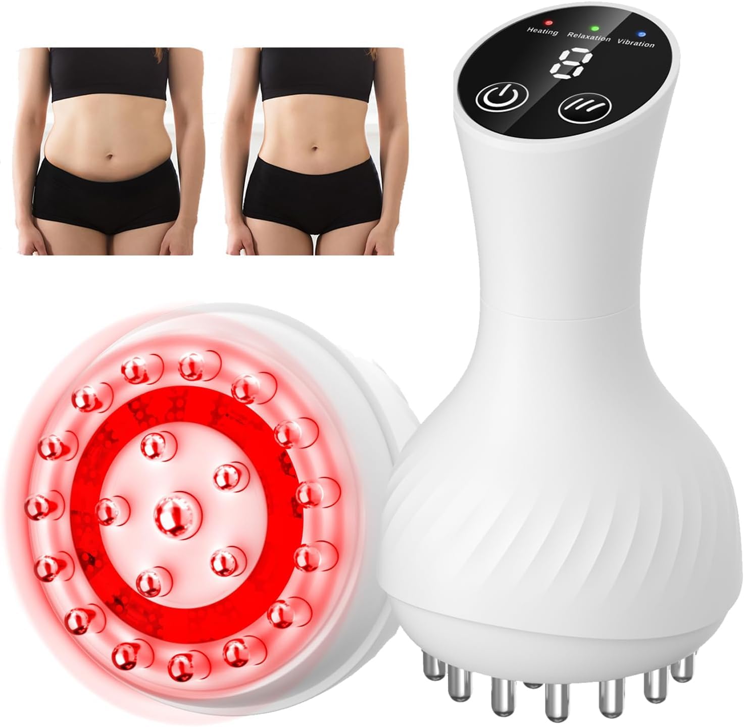 Photo 1 of HarrFlow Lymphatic Drainage Massager & Anti Cellulite Massage Tool,New Lymphatic Massager,Helps Reduce Stretch Marks & Cellulite?for Belly, Arms & Legs,Body Sculpting Machine with Heat & Vibration