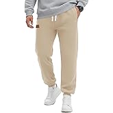 VOGSTART Men's Sherpa-Lined Joggers Pants Winter Warm Active Running Outdoor Sweatpants (S-XXL)