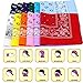 BSLINO Bandanas 24pcs 22 X 22 Inch 100% Cotton Novelty Double Sided Print Paisley Cowboy Bandana Party Favor Scarf Headband Handkerchiefs Two Dozen