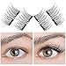 3D Reusable Dual Magnetic False Eyelashes,Eyes More Beautiful and Natural Look,1 Pair of 4 PCS