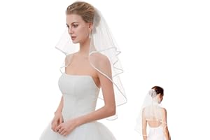 MystiCharm Veil, Wedding Veil for Brides Wedding Veils for Women White Veil Bachelorette Veil Accessories