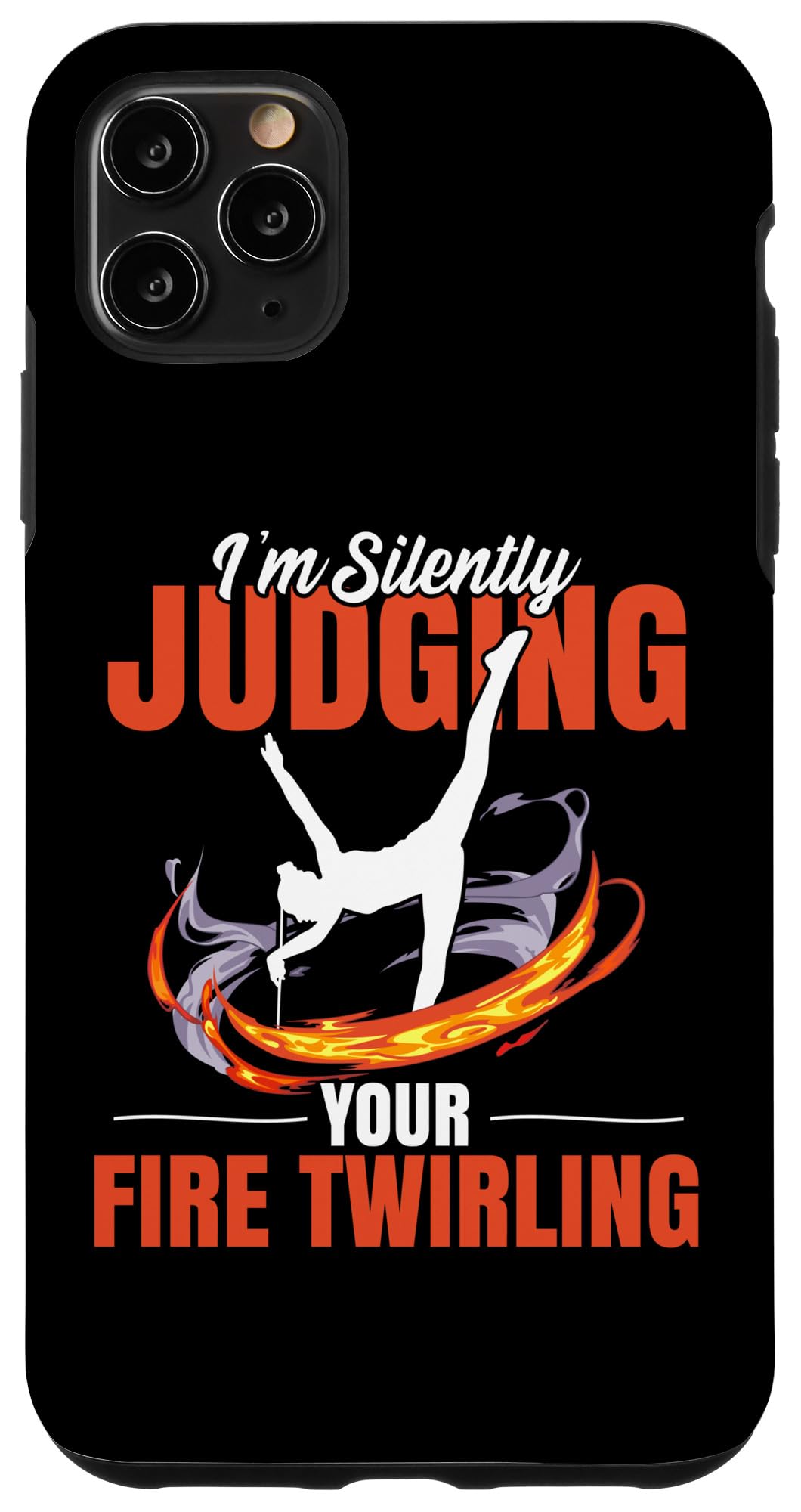 iPhone 11 Pro Max Fire Baton Twirling Stuff Majorette Uniform Fire Batons Case
