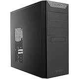 Antec Mid-Tower Case with 2X USB 3.0 Ports Durable Steel Bottom & Front Side Vents Case - Black - VSK4000E-U3
