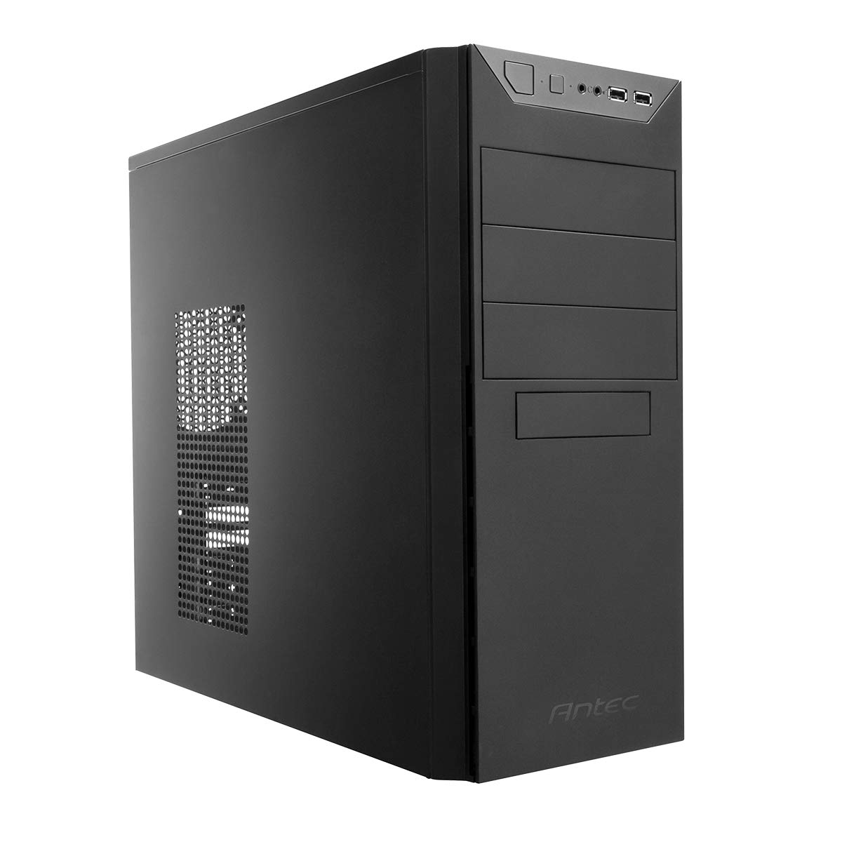 Antec VSK 4000E-U3 - computer cases (Midi-Tower, PC, Galvanized steel, 1x 120 mm, ATX, Micro-ATX, Mini-ITX, Black)