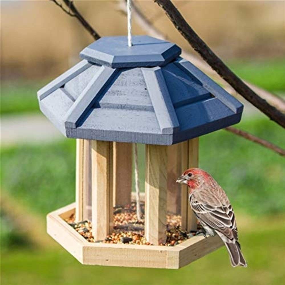 1pcs Wild Bird Nest Box Wooden Parrot Small Animals Sparrow Birds