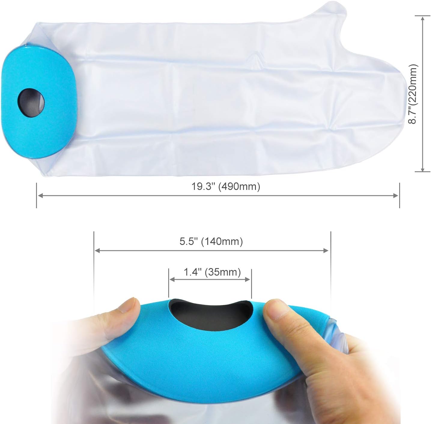 Kids Arm Cast Cover for Shower Bath,Soft Comfortable Watertight Seal to Keep Wounds Dry,Waterproof Child Bandage Protector Cover Broken Hand,Wrist, Finger,Elbow with No Mark on Skin (Medium): Health & Personal Care