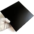 G10 Fiberglass Garolite 3D Printer Build Surface Plate Semi-Flexible Sheet 200mm/8(Black Color)