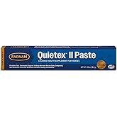 Farnam Quietex II Horse Calming Paste, 32.5 ml Syringe, Manage Nervous Behavior &amp; Keep Horses Calm, Focused &amp; Composed, 7 Stress-Relieving Ingredients, Calm Magnesium Supplement