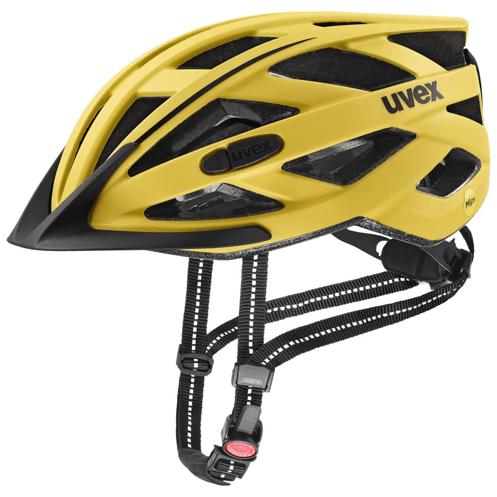 uvex City i-vo MIPS - Lightweight City Bike Helmet for Men & Women - MIPS System - incl. LED Light - Sunbee Matt - 52-57 cm