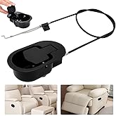 Snillok Recliner Replacement Parts Universal Sofa Chair Recliner Pull Handle Replacement with Cable, Metal Couch Release Leve