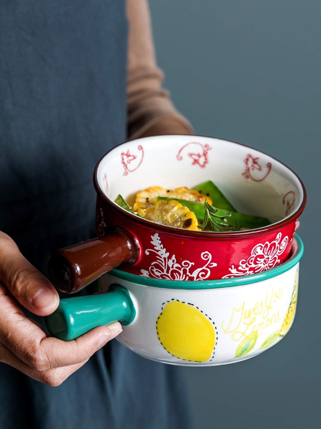 Set of 4 15 Ounce Baking Serving for Soup C Chili OISII French Onion