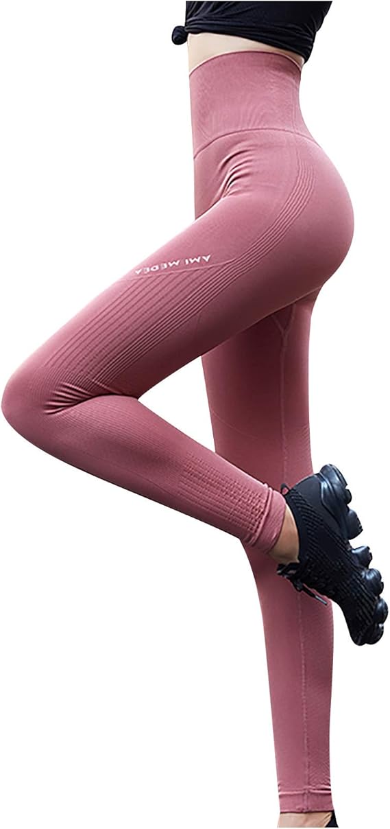 Drfoytg Womens Leggings No See Through High Waisted Tummy