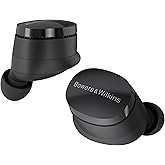 Bowers & Wilkins Pi6 Wireless Earbuds-Storm Grey, in-Ear Wireless Bluetooth Earphones with aptX Adaptive & 12mm Drivers, Bespoke Active Noise Cancelling Earbuds, 3 Built-in Mics, 15-Min Quick Charging