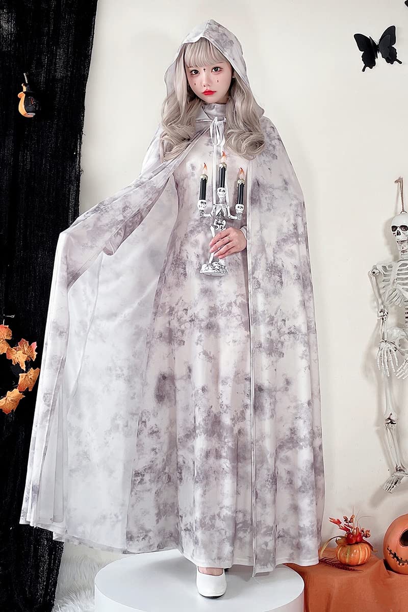 Mua ハロウィン衣装 魔女 幽霊 コスチューム 仮装 悪魔 吸血鬼 ヴァンパイア 鬼悪魔 女王様 コスプレ 女王 コスプレ衣装 可愛いコスプレ レディース 文化祭 小悪魔 恐怖 ハロウイン 大人 ハロウィン衣装 ワンピース 衣装 お化け 余興 女性 ハロウィンコスチュームfxy1641