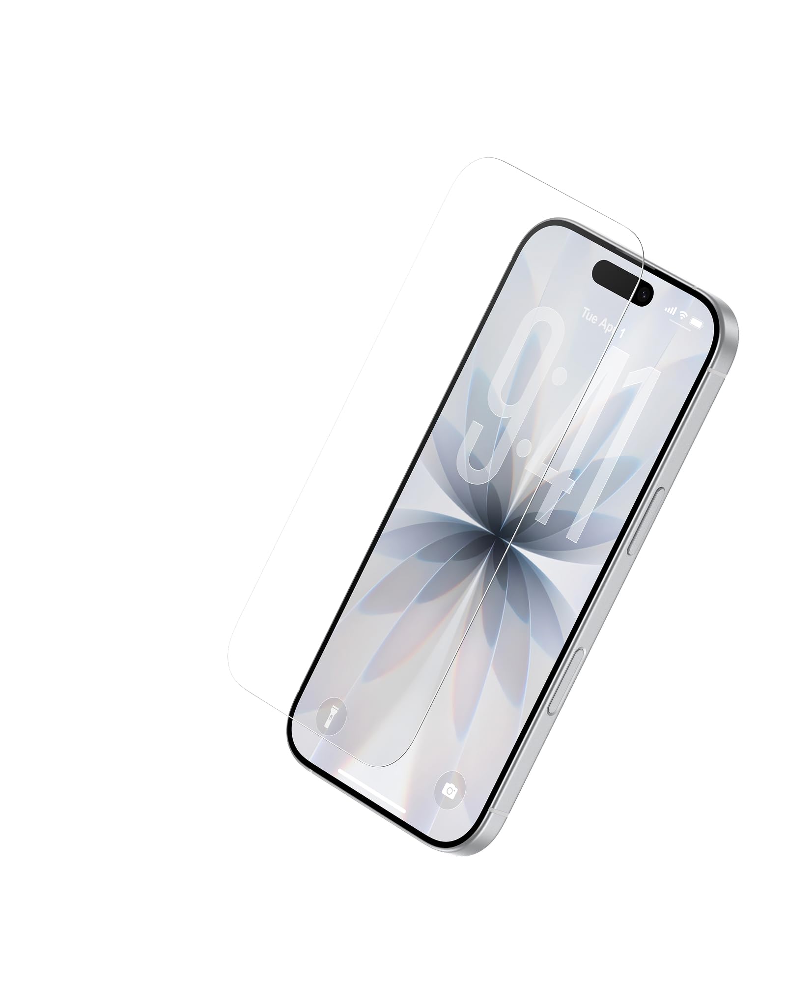 Belkin ScreenForce UltraGlass 2 Treated iPhone 17 and iPhone 16 Pro Screen Protector, scratch-resistant, 9H hardness tested glass, slim design, with bubble-free application, full screen coverage